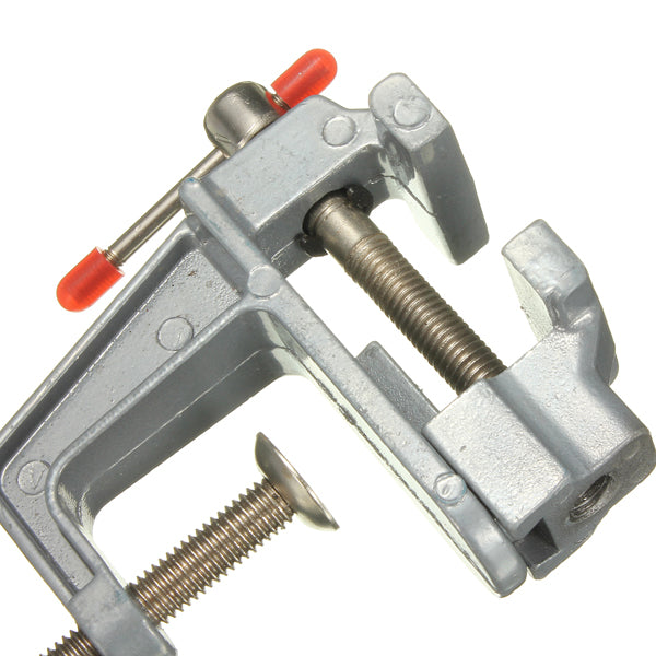 Aluminum Miniature Small Clamp On Table Bench Vise Tool