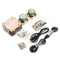 Geekcreit DIY Transparent Mini Amplifier Speaker Kit 65x65x70mm 3W Per Channel
