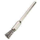 10pcs 3mm Rotary Steel Wire Wheel Brush Cup Tool Shank for Dremel Drill Rust Weld