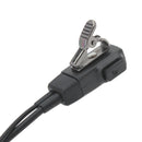 Baiston 88S-K Cool Walkie Talkie Acoustic Tube Earphone Black