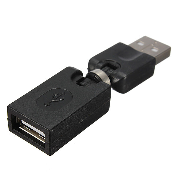 USB2.0 A Male to USB Female Adapter 360Degree Angle Rotation Extension