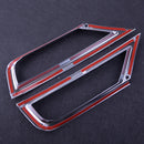 2x For Volkswagen VW T-ROC 2017 2018 Chrome Front Head Fog Light Lamp Cover Trim