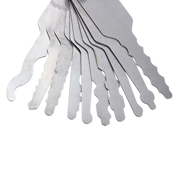 DANIU 10pcs Jiggler Keys Lock Pick For Double Sided Lock Lock Picks Tool