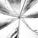 FOTGA 33 Inch 83cm Photo Studio Flash Reflector Black Sliver Umbrella