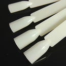 50pcs False Nail Art Tips Polish Display Fan Practice DIY