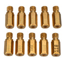 10Pcs Carburetor Main Jet Kit For Keihin OKO KOSO PE PWK Choose Size 118-160