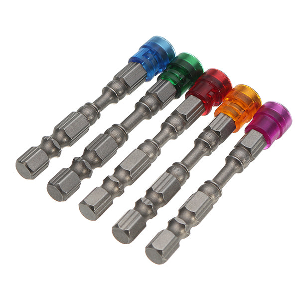 5Pcs 65mm S2 Alloy PH2 Phillips Magnetic Screwdriver Bits 1/4 Inch Hex Shank Drywall Screwdriver