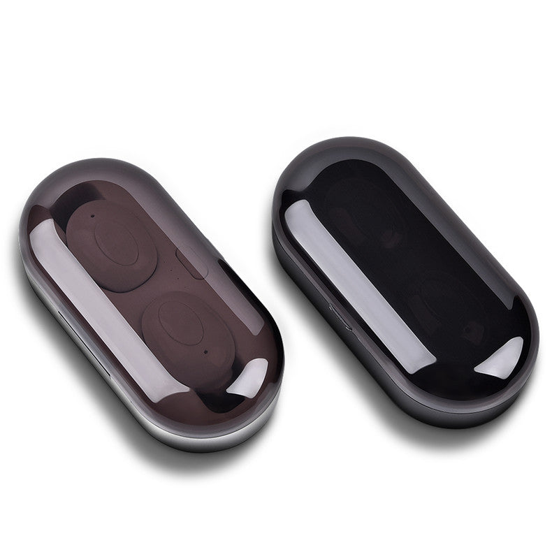 QK-05 Mini TWS Dynamic bluetooth V5.0 Earphone Voice Prompt Waterproof Stereo Headphone