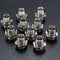 10PCS 3MM Round Chrome Metal Plastic LED Lamp Light Base Emitting Diode Bezel Holder