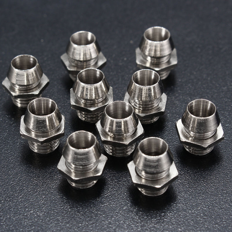 10PCS 3MM Round Chrome Metal Plastic LED Lamp Light Base Emitting Diode Bezel Holder