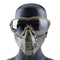 Wosport Tactical Glasses+Half Face Mask Removable Outdoor CS Military Protective Mask