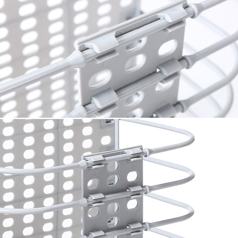 Household Folding Hamper Bathroom Clothes Clothing Plastic Storage Baskets Wall Hanging Laundry Basket Wholesale