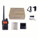 BAOFENG UV3R Plus Mini Walkie Talkie Intercom UHF VHF Dual Band Dual Display Full Channels FM Radio Flashlight