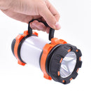 IPRee 850LM LED+T6 USB Light 4 Modes HandHeld Emergency Lantern Flashlight Spotlight Outdoor Camping