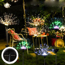 Solar Firework String Light 90/120/150 LED Lamp Outdoor Garden Party Decoration