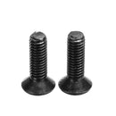 Suleve M3CH11 50Pcs M3 Carbon Steel Hex Socket Flat Head Countersunk Screws Bolts 4-12mm Length