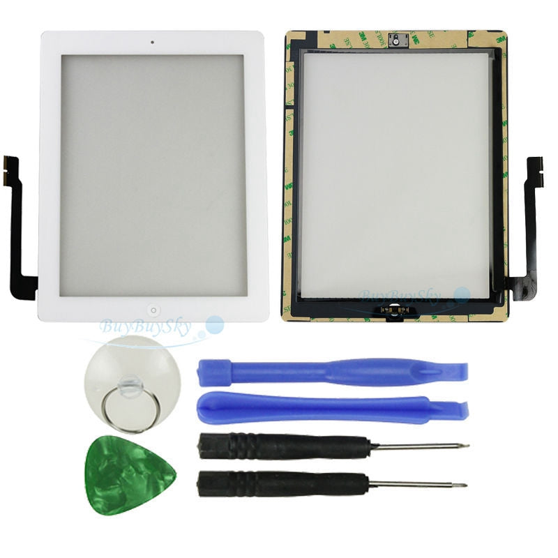 LCD Display Touch Screen With Home Button & Repair Tools For iPad 4