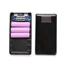 Bakeey 6*18650 Dual USB Ports LED Display 15000mAh Battery Case Power Bank Box With LED Flashlight