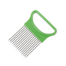 1 pcs Easy Cut Onion Holder Fork Stainless Steel Vegetable Slicer Tomato Cutter Metal Meat