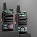 Baofeng T99 Mini Ultra Thin Radio Walkie Talkie USB Charging Flashlight Civilian Intercom