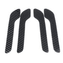 4 X Carbon Fiber Door Handle Car Decals Sticker 200 x 90mm For Tesla Model 3