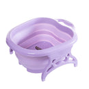 Folding Foot Spa Relaxing Bath Soaking Pedicure Basin Tired Sore Feet Massager