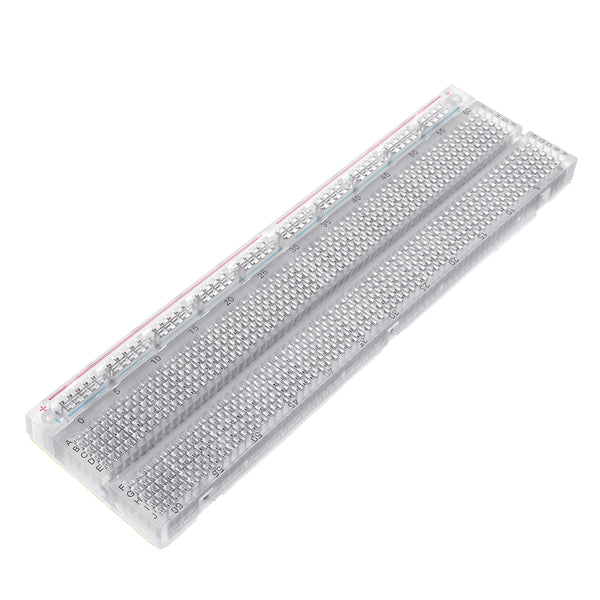 730 Holes Transparent Breadboard Protoboard DIY Kit Universal PCB Circuit Board Solderless