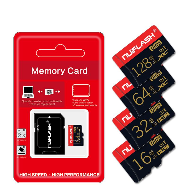 Nuiflash NF-TF 01 C10 Memory Card 16GB 32GB 64GB 128GB TF Card Data Storage Card for Phone Camera