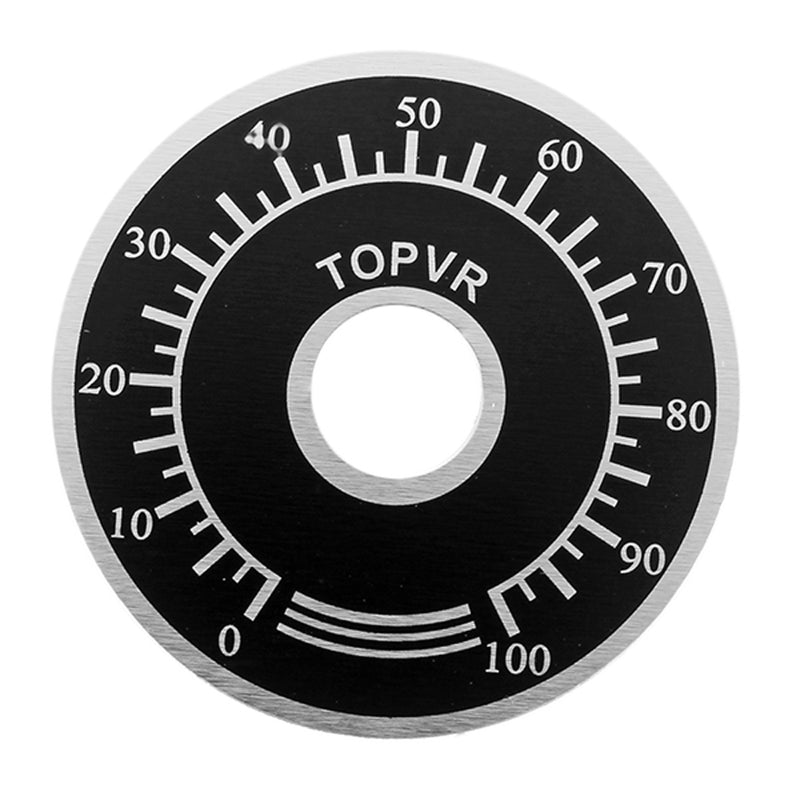 50pcs 0-100 Potentiometer Knob Scale Digital Dial Scale For 3590S RV24 WXD3 534 354 7286