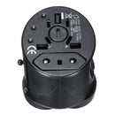US/AU/UK/EU Universal AC Power Plug Worldwide Travel Adapter Converter USB Port