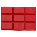 9 Cavity Rectangle Silicone Bread Cupcake Mould DIY Chocolate Soap Bakeware Tray