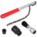 BIKIGHT Bike Repair Tool Kit Chain Removal/Freewheel Chain Whip/Bracket Remover/Freewheel Cycling