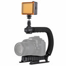 PULUZ PKT3012 C-Shape Stabilizer Video Light Mini Tripod Ball Head Kit for DSLR Action Sports Camera Smartphone
