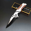 LAOTIE F77 205mm Stainless Steel Folding Blade EDC Pocket Blade Outdoor Survival Multifunctional Tools