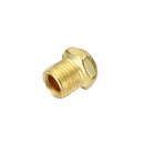 Machifit Pneumatic Solenoid Valve Copper Muffler 1/8 1/4 3/8 Inch Flat Head Muffler Exhaust Vent