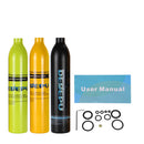 DIDEPU 0.5L Oxygen Spare Scuba Air Tank Underwater Mini Cylinder Breathing Bottle Diving Set
