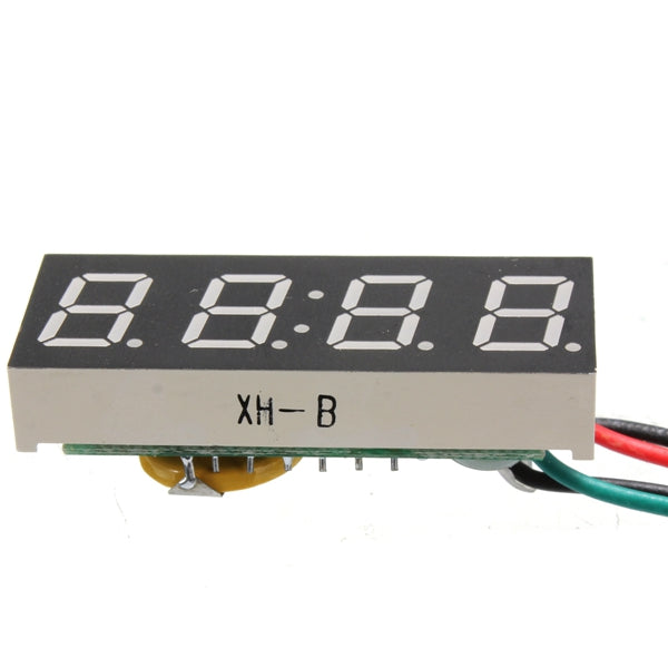 DC 7-30V Digital LED Clock For Car Truck Motorcycle Motor 24 Hour Time