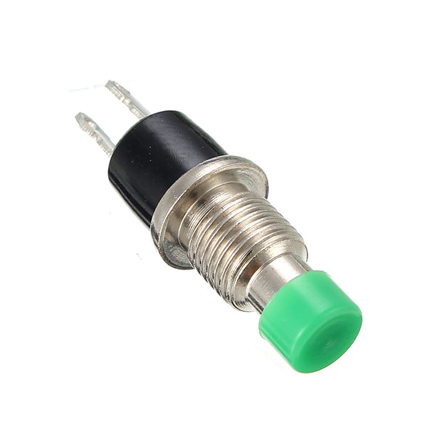Wendao PBS-110 250V 1A 7mm Self-reset Switch NC Push Button Round 10pcs