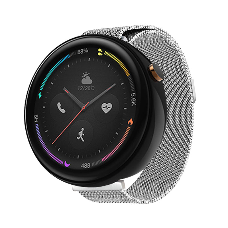 Magnetic Milanese Stainless Steel Watch Band Watch Strap Replacement for Amazfit 2 Amazfit Smart Watch 2