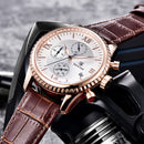 Benyar 5129X Business Men Watch 3ATM Waterproof Luminous Display Calendar Quartz Watch