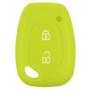 2 Button Soft Silicone Smart Key Fob Case Cover for Renault Kangoo Master Trafic