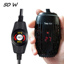 50/100W LED Aquarium Heater Submersible Fish Turtle Tank Thermostat Gauge Cartridge Heater