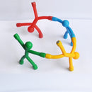 Mini Q-Man Magnet Novelty Curiously Awesome Gift Cute Rubber Man Magnetic Toys