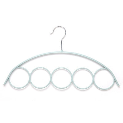 1Pc 5 Ring Scarf Rack Plastic Cloth Hanger