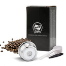 Reusable Stainless Steel Refillable Coffee Capsule Cup for DELTA Q MILKQOOL/NDIQ7323 Machine