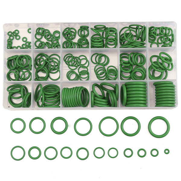 Suleve MXRW1 R22/R134a Air Conditioning O-Ring Rubber Rings Waterproof Washer 270Pcs