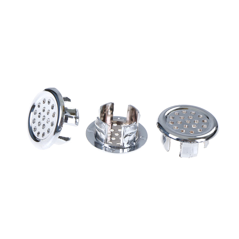Sink Round Ring Overflow Spare Cover Tidy Chrome Trim Bathroom Ceramic Basin Overflow Ring