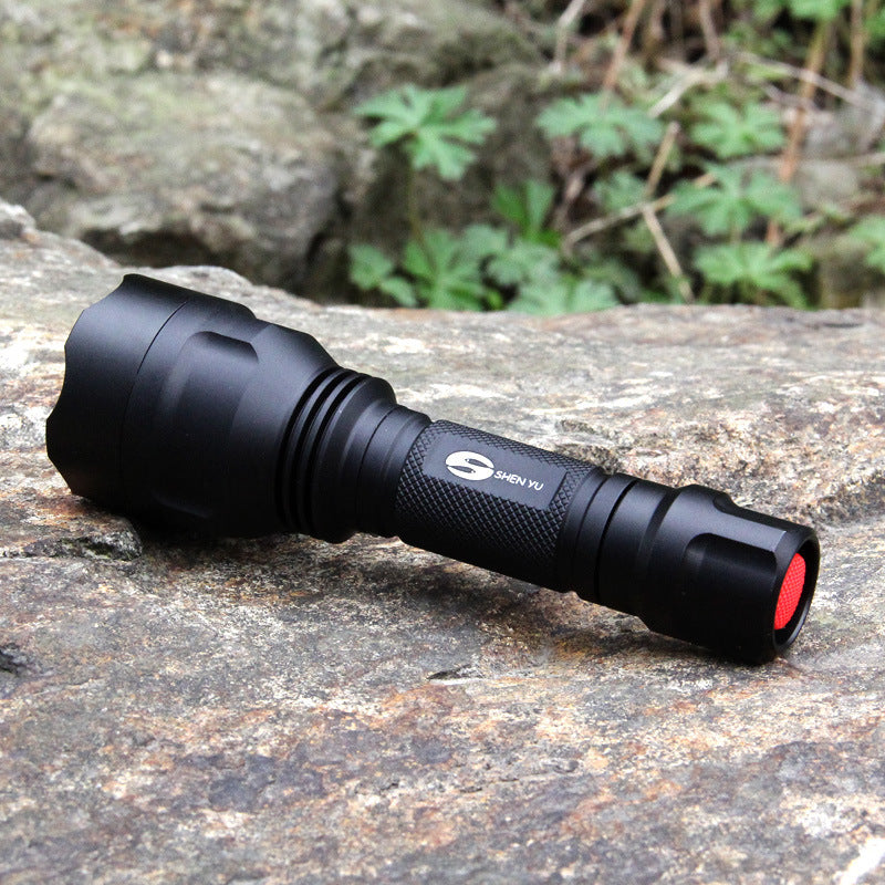 SHENYU C8 350 Lumens Flashlight 18650 Battery 3 Modes Work Lamp Camping Hunting Portable Emergency Lantern