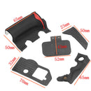5 Pieces Repair Part of Grip Rubber Cover Unit Black For Nikon D700 Camera With Tape
