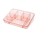 Plastic Makeup Organizer Desktop Cosmetic Holder Display Case Storage Box